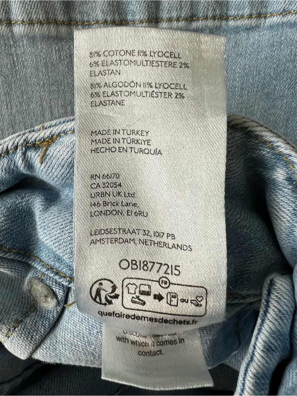 Anthropologie Maeve Colette High-Rise Wide-Leg Cropped Jeans SZ 27 Light Wash - Picture 12 of 13